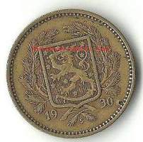 5 markkaa  1930