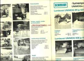 Schmidt lumenpoistokoneet Unimog-malleja varten- myyntiesite