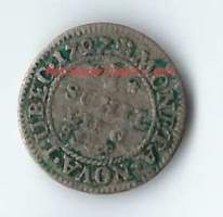German States Lubeck 1 Schilling 1727  -  kolikko hopeaa