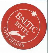 Baltic Hotel Copenhagen  - hotellimerkki , matkalaukkumerkki