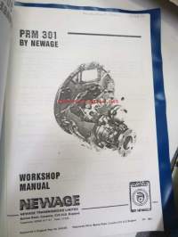 Nevage PRM 301 marine gearbox -workshop manual, kopio