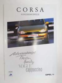 Opel Corsa Sondermodelle -myyntiesite
