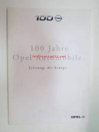 Opel - 100 Jahre Opel Automobile -myyntiesite