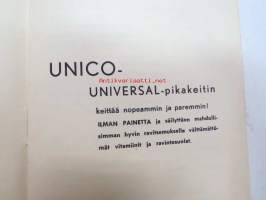 Unico Universal pikakeitin -käyttöohje