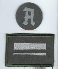 DDR armeija 2 kpl -   hihamerkki
