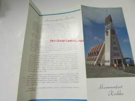 Hammerfestin kirkko esite 1960-luku
