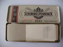 Schimmelpenninck Holland  - sikarilaatikko peltiä , koko 5x15x2 cm
