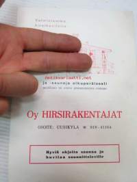 Oy Hirsirakentajat - Uusikylä -myyntiesite