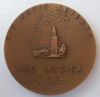 Turun Musiikkitalo - Pro Musica 1961 (Wäinö Aaltonen ) ,   mitali 56 mm, taidemitali