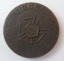 Aurora 1977  mitali 70 mm ( Kalle Karttunen ) , taidemitali