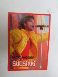 Mick Jagger -Suosikki-lehden tarra