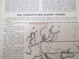 Ost-West Revue 1944 nr 1 -natsi- ja saksalaismyönteinen unkarilainen saksankielinen kuukausijulkaisu, sis. mm. artikkelit; (vapaasti suomennettuna) Luonto auttaa