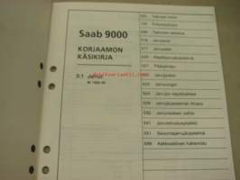Saab 9000 Korjaamon käsikirja 5:1 Jarrut M 1985-90 -korjaamokirjasarjan osa 