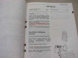 Saab 9000 Korjaamon käsikirja 5:1 Jarrut M 1985-90 -korjaamokirjasarjan osa 