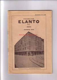 Osuusliike Elanto r. l. XXVI vuonna 1932 - Elantolehden no 7 liite