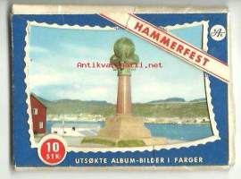 Hammerfest Norja  matkamuisto 10 kpl pienoiskorttia
