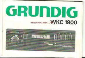 Grundig WKC 1800 - autoradio