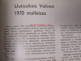 Suomen Autolehti 1969 nr 9, sis. mm. seur. artikkelit / kuvat / mainokset; Plymouth Barracuda 1970, Mercedes-Benz C 111, Uutuuksia Volvon 1970 malleissa, katso