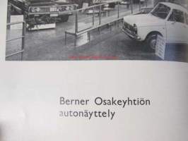Suomen Autolehti 1970 nr 2, sis. mm. seur. artikkelit / kuvat / mainokset; BM-Volvo Buster 430, Ford 26 M, Austin 1500 Maxi, Berner Osakeyhtiön autonäyttely