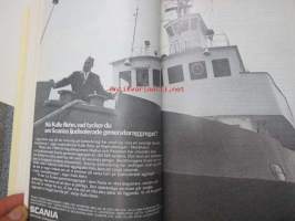 Svensk Sjöfartskalender med nautisk almanack  1973 - ruotsalainen  merenkulkukalenteri / almanakka  / vuosikirja 1973