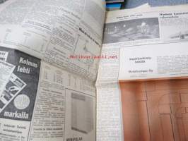 Rakennusviesti-lehtiä 10 kpl vv. 1961-1970