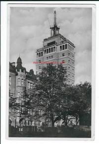 Helsinki Hotelli Torni  - paikkakuntapostikortti  kulkenut 1938