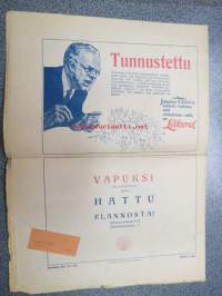 Kurikka 1928 nr 17-18 Vappu-Kurikka, pila- ja satiirilehti