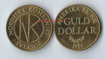 Guld Dollar - poletti  30  mm