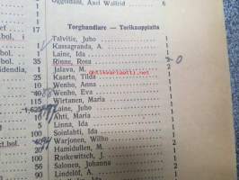 Turun kaupungin taksoitusluettelo v. 1916 - Taxeringslängd för Åbo stad år 1916 -verokalenteri