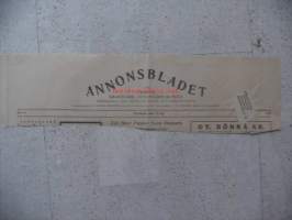 Annonsbladet för Kimito, Dragsfjärd, Västanfjärd och Hitis 12.3.1949 , sanomalehden nimiotsikko leike / sanomalehtien ilmoituskeskus