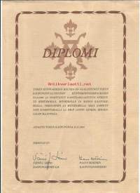 Diplomi kuntohiihtotempaus 1981