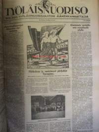 Työläisnuoriso 1928 nr 1-26 sidottu vuosikerta - Sosiaalidemokraattinen Työläisnuorisoliitto äänenkannattaja