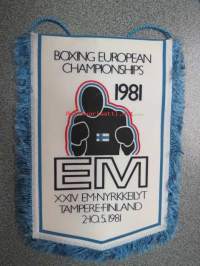 Boxing European Championships 1981 EM XXIV EM-Nyrkkeilyt Tampere Finland 1981 -urheiluviiri