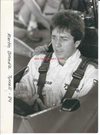 Martin Brundle Tyrrell  1984  formulakuljettaja  valokuva  24x18 cm