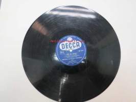 Decca SD 5371 Seija Eskola - Posetiivarin tyttö /  Isä ja lapsi - Peppina ja Kauko Käyhkö -savikiekkoäänilevy, 78 rpm