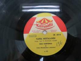 Karuselli SK 3010 Seija Karpiomaa - Maria Dolores / Vanha mustalainen -savikiekkoäänilevy, 78 rpm