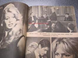 Ajan Sävel 1961 nr 34, sis. mm. seur. artikkelit / kuvat; Kaikki puhuvat Tuesdaystä, Brigitte Bardot (väriliite puuttuu), Ruotsalaiset nuoret rikolliset,