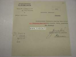 Suojeluskuntain Yliesikunta / Littoisten Osakeyhtiö-asiakirja 23.2.1925