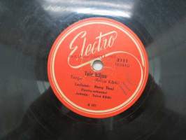 Electro 3111 Henry Theel - Orvokkeja äidille / Tule hiljaa -savikiekkoäänilevy, 78 rpm