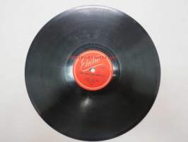 Electro 4005 Henry Theel - Himmenevä yö / Minne käyn kuvas nähdä saan -savikiekkoäänilevy, 78 rpm