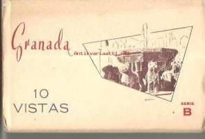 Granada kuvahaitari 10 postikorttia 1950-luku - paikkakuntakortti