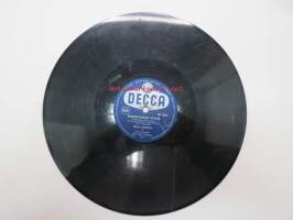 Decca SD 55371 Seija Eskola - Posetiivarin tyttö / Peppina ja Kauko Käyhkö - Isä ja lapsi -savikiekkoäänilevy, 78 rpm