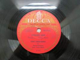 Decca SD 5172 Erkki Junkkarinen - Sydämen ääni / Hopeahääpäivänä -savikiekkoäänilevy, 78 rpm