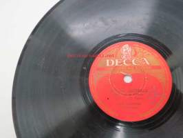 Decca SD 5035 Decca-orkesteri - Kultaa ja hopeaa / Arne Hulpersin viihdeorkesteri - Kuutamo Alsterilla -savikiekkoäänilevy, 78 rpm