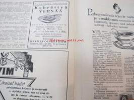 Kotiliesi 1926 nr 20 lokakuun toinen numero (Sirkka - Nuorten toveri 1926 nr 20 -lehti nidottu mukaan) sis. mm. seur. mainokset; Nokia kalossit, Hangon keksi