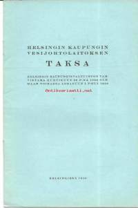 Vesijohtolaitoksen Taksa 1936