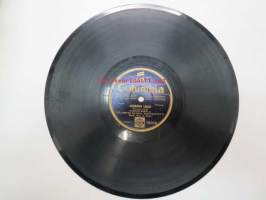 Columbia 16002 Hannes Saari - Juomarin laulu /  Lontoon Jenny -savikiekkoäänilevy, 78 rpm
