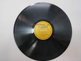 Rytmi R 6229 Chorus Cantorum Finlandiae - Rakkahin Jeesus / Päivä tyköön pois kulkee -savikiekkoäänilevy, 78 rpm
