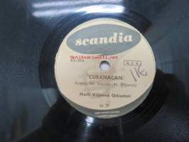 Scandia KS-214 Ossi Runne - Kultaisen trumpetin laulu / Cubanacan -savikiekkoäänilevy, 78 rpm