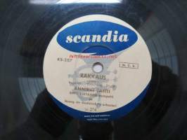 Scandia KS-257 Annikki Tähti - Rakkaus / Ditty Dealers - Unten maa -savikiekkoäänilevy, 78 rpm